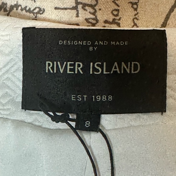 NWT Nordstrom‘s River Island Women Jackets Ivory Size 8 MSRP $495 - Picture 5 of 9